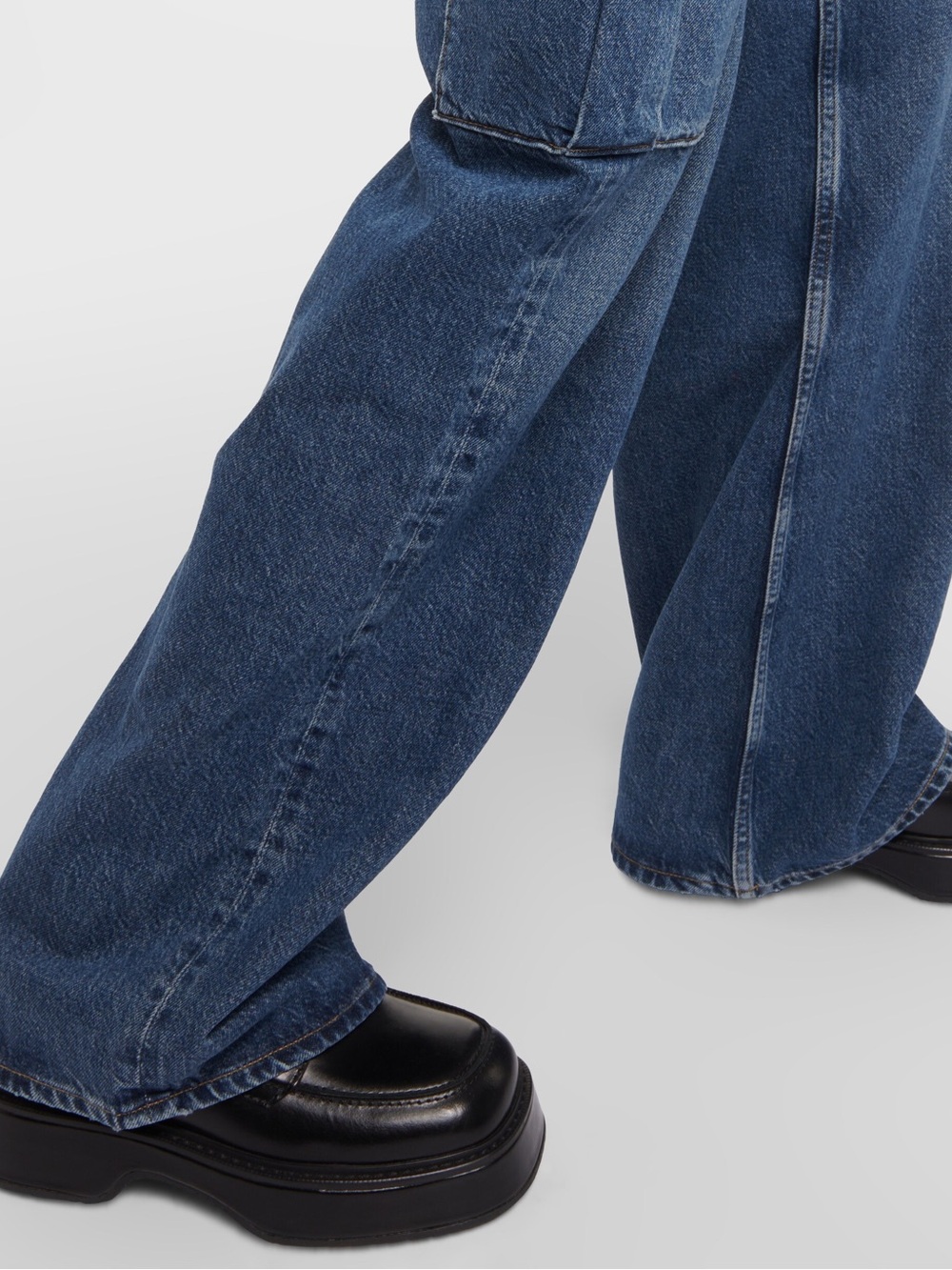 Agolde minka denim cargo pants size 25 - Picture 3 of 8